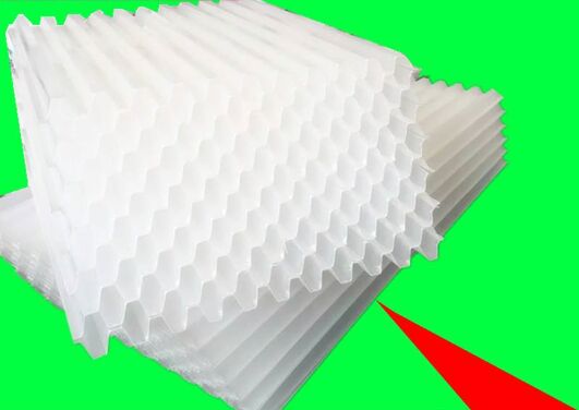 六角蜂窩斜管填料